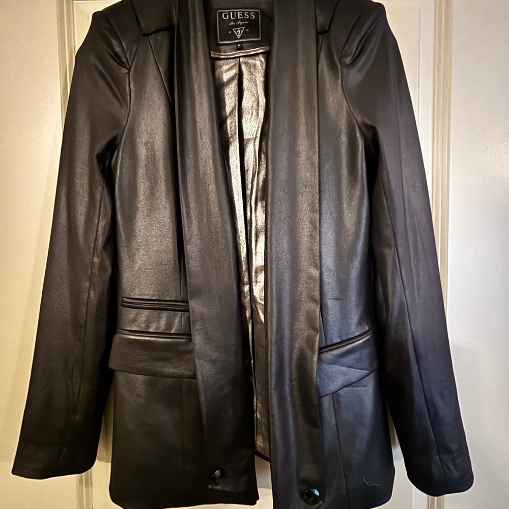GUESS Women's Black Blazer Jacket